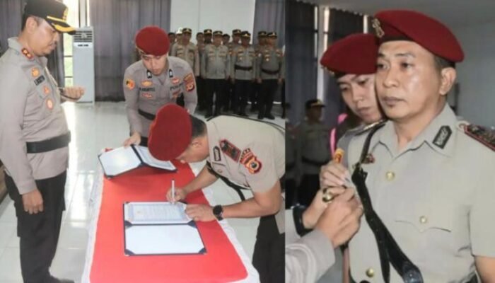 Pelantikan Kasat Narkoba Polres Torut yang Baru, Kapolres Minta AKP Muhamamd Arif ‘Sikat’ Bandar Narkoba dari Torut