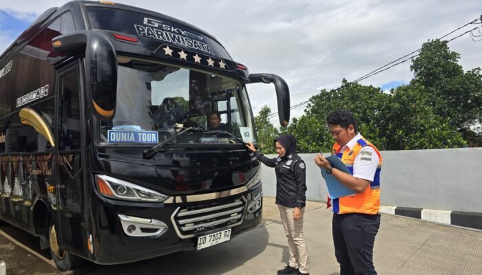 Balai Transportasi Darat Sulsel Ramp Check 507 Bus, Ada 96 Kendaraan Diberi Peringatan hingga Ditilang