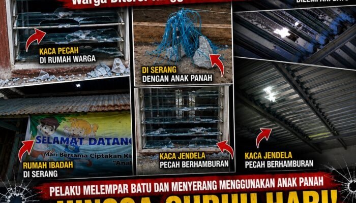 Rumah Warga dan Gereja di Lebang Palopo Terus Diteror, Pelaku Tak Kunjung Ditangkap