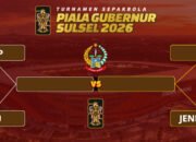 Piala Gubernur Sulsel 2026: Luwu Menuju Juara, Hadapi Sidrap di Semifinal